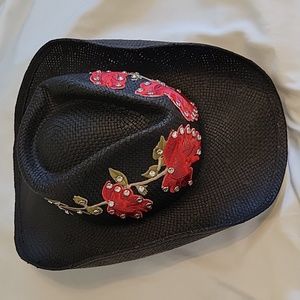 Women's decorative cowboy hat